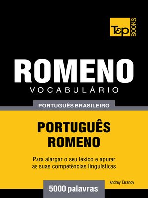 cover image of Vocabulário Português Brasileiro-Romeno